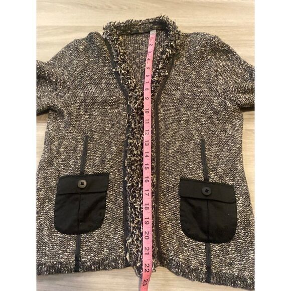 Boss Hugo Boss women's grey/black knit blazer with front pockets size medium - Picture 10 of 10